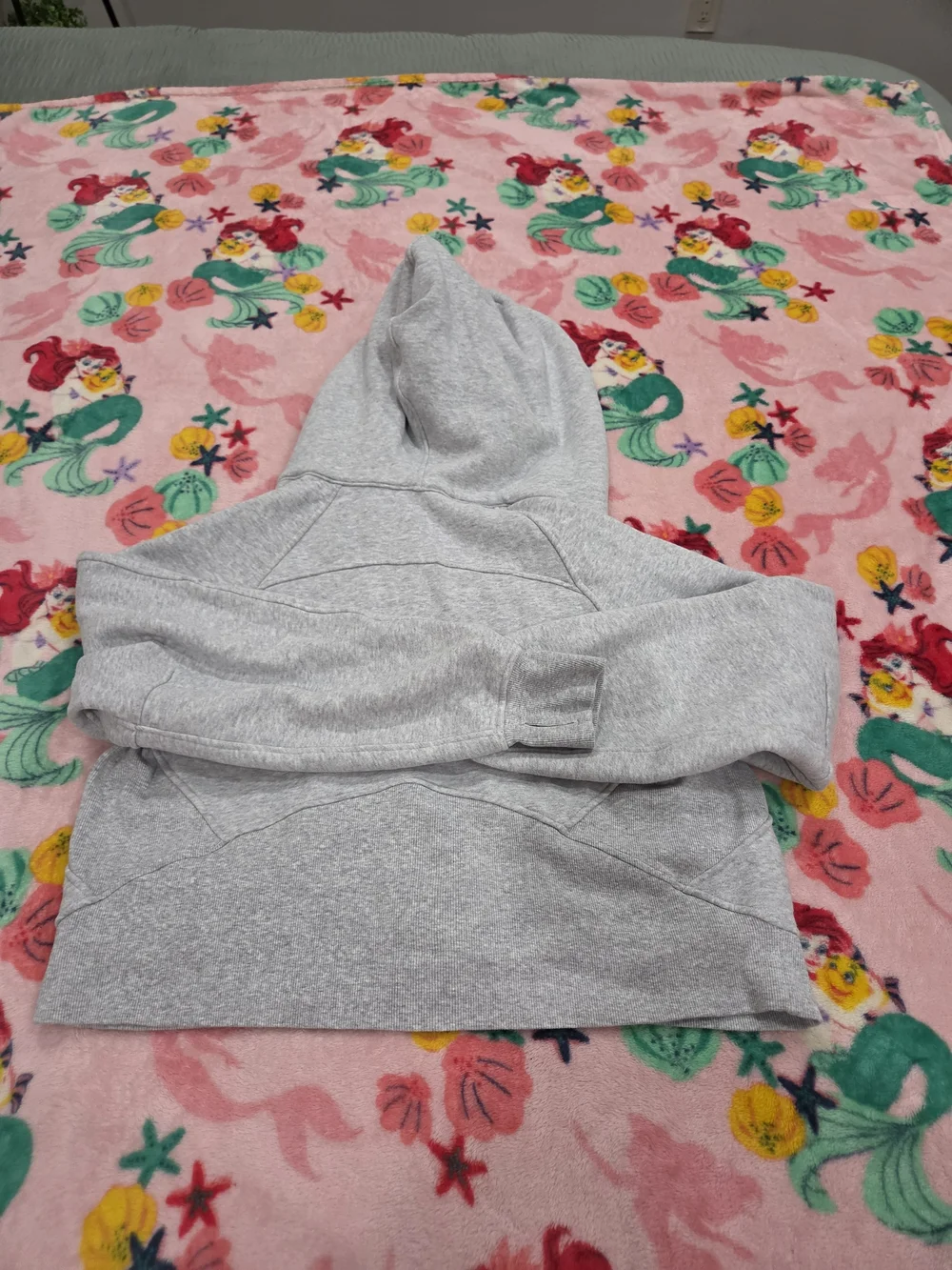 LULULEMON Gray Heather Scuba Oversized Zip Up Hoodie Sweater Sz XS